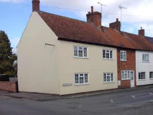 Location of Luke and Ann's beerhouse at corner of what is now Main St and Station Rd, Edingley
