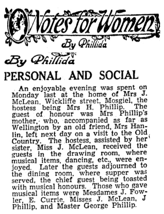 Article about Jeanie's leaving party